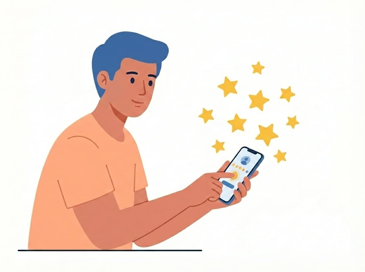 来館者の満足度を収集するアンケート機能の画面